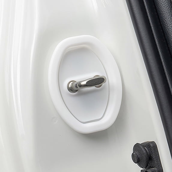 Eoozwa Car Door Latch Guard Cover,Silicone Car Door Lock Cover for Car Door Protector and Noise Reduction,Universal Automotive Exterior Accessories