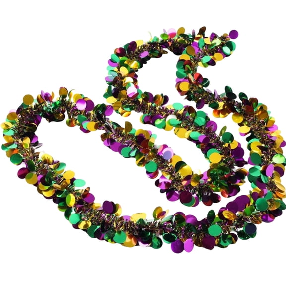 Eoozwa Carnival Ribbon Garland 79 Inch Plastic Streamers for Party Decor Masks Costume Background Photo Booth Decoration