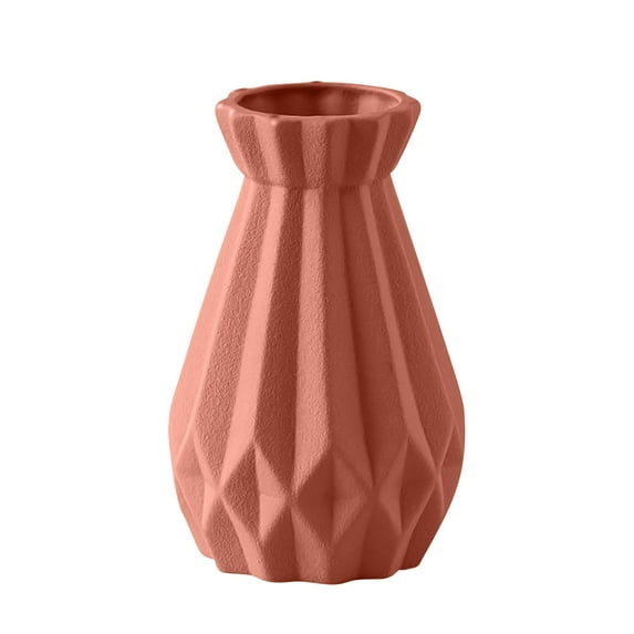 Eoozwa Ceramic Hydroponic Vase for Living Room Home Decor Modern Frosted Glaze Tabletop Centerpiece 6x3.9 Inch Plant Display