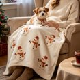 thumbnail image 1 of Eoozwa Christmas Decorative Throw Blanket Christmas Throw Blanket for Couch Sofa Bed Soft Cozy Lightweight Fuzzy Plush Fleece Blankets and Throws Xmas Winter Blanket 30"x39", 1 of 6