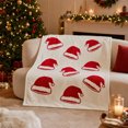 thumbnail image 1 of Eoozwa Christmas Ornaments Flannel Throw Blanket All Season Using Ultra Soft Fuzzy Plush Cozy Non-shedding Blanket for Couch Sofa Bed Camping, Ideal Gift for Adults, 1 of 7