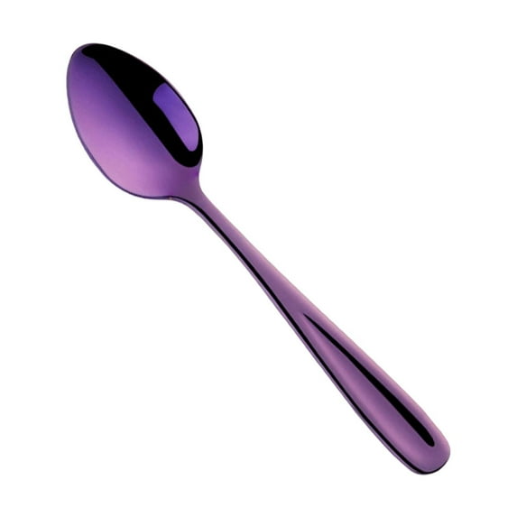 Eoozwa Colored Teaspoon, 5.5 inches Mini Stainless Steel Silverware Dessert Spoons Espresso Spoons for Home, Kitchen, Restaurant, Mirror Finish and Dishwasher Safe