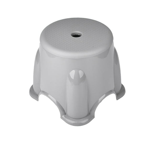 Eoozwa Compact Plastic Stool Stackable Space Saving Design Non Slip Surface For Bathroom Kitchen Camping Lightweight Durable Household Seating Solution