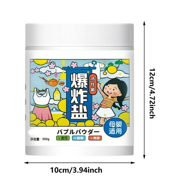 Eoozwa Concentrated Laundry Stain Remover Powder Removes Milk Sweat Oil Fruit Stains Safe On Fabrics Powerful Cleaning Detergent