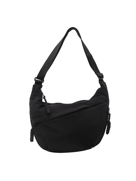 Crossbody Bags for Women, Trendy Medium Crescent Bag, Women Half Bag Slouchy Bag Women's Shoulder Bags,Lightweight Woman Over Shoulder Purse with Zipper