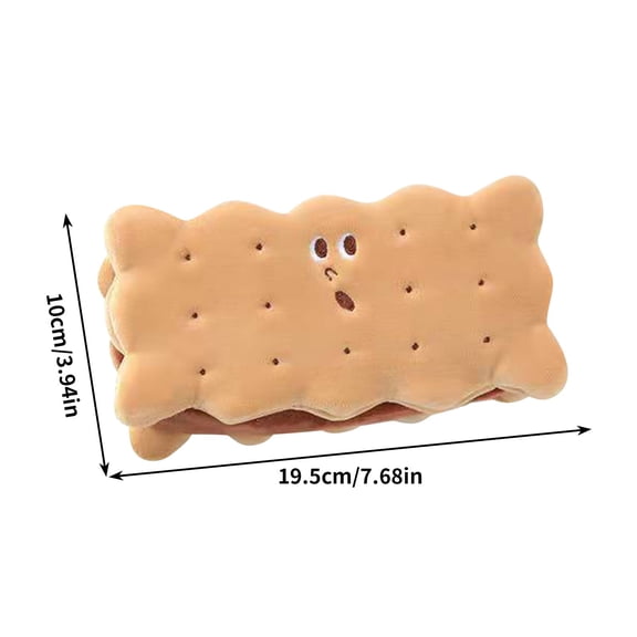 Eoozwa Cute Pencil Case, Cookies Pencil Bag, Large Capacity Pencil Pouch, Aesthetic Pencil Case Pouch, Preppy Pencil Case for Stationery Storage Bag