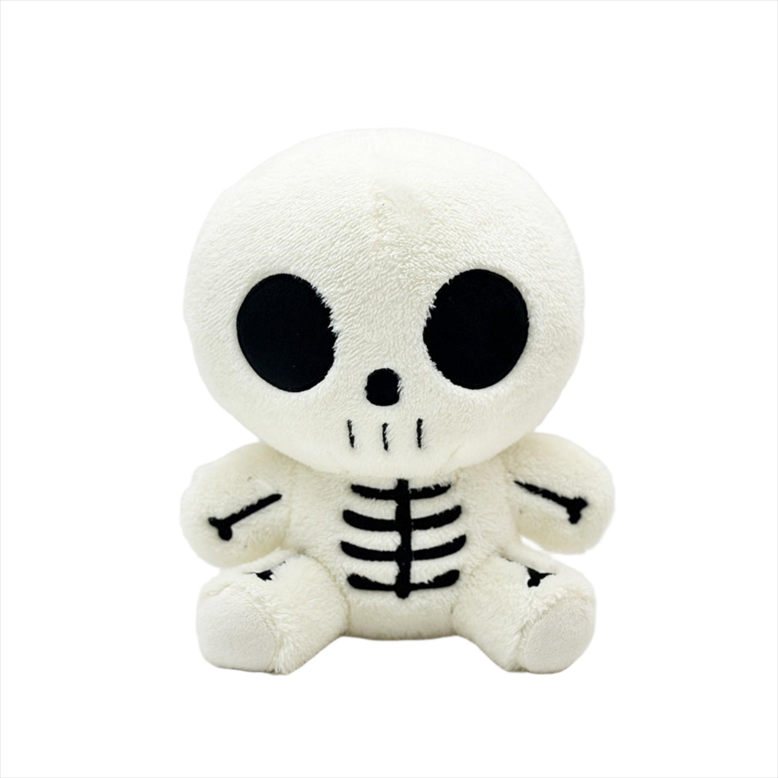Eoozwa Cute Skeleton Figure Plush Toy Skull Plushies Stuffed Animal Christmas Halloween Plush Decor Birthday Gifts