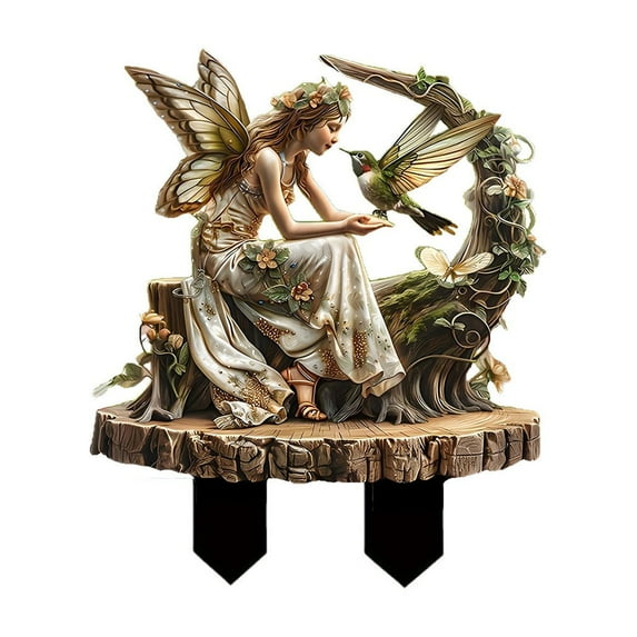 Eoozwa Decorative Garden Ground Stakes – Weatherproof Yard & Lawn Insert Ornaments for Seasonal & Everyday Decor