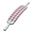 thumbnail image 1 of Eoozwa Deep Tissue Massage Stick Yoga Roller for Muscle Recovery Office Stress Relief Durable Multi Wheel Design Back Neck Pain Relaxation Tool Handheld Body Massager, 1 of 5