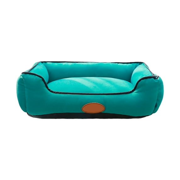 Eoozwa Dog Bed for Large Medium Small Dogs, Rectangle Washable Sleeping Puppy Bed, Soft Calming Cat Beds for Indoor Cats, Orthopedic Pet Sofa Bed, Anti-Slip Bottom