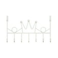 thumbnail image 1 of Eoozwa Over Door Hanger with 7 Hooks, Metal Over The Door Towel Hook, Crown Decorative Overdoor Organizers Bedroom Kitchen Door Organizer Hanging Racks Coat Hooks, 1 of 6