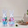 thumbnail image 1 of Eoozwa Easter Bunny Figurines Decor, Rabbit Figurine Table Decorations, Spring Bunnies Decoration Wood Statue for Home Indoor Centerpieces Fireplace Farmhouse Gifts, 1 of 6