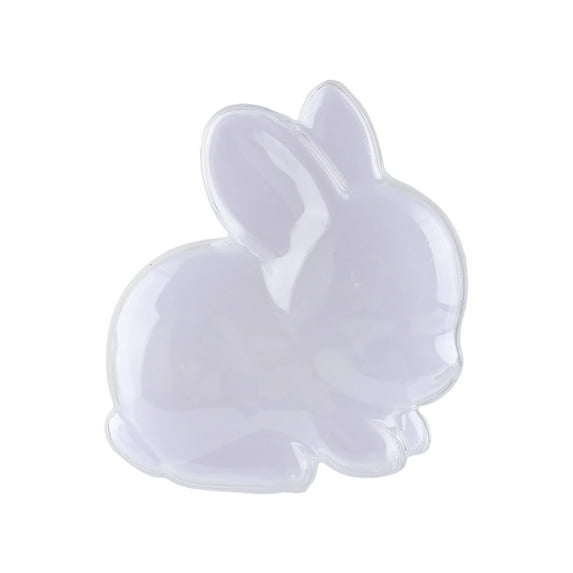 Eoozwa Easter Bunny Transparent Storage Box Plastic Candy Snack Container for Gift Packaging Party Favors Small Item Organizer