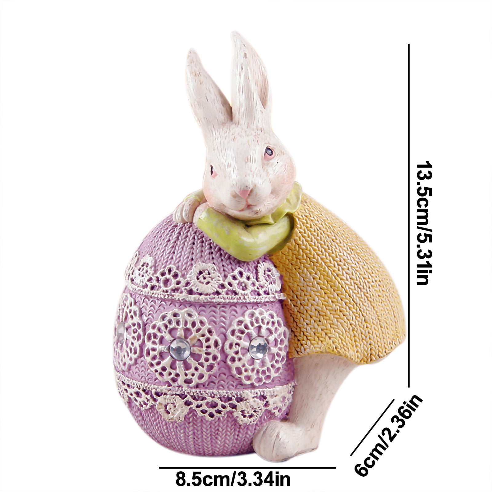 Eoozwa Easter Desktop Decor Cute Bedroom Ornament Hand Painted Design ...