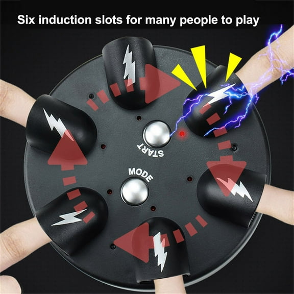 Eoozwa Electric Lie Detector Game Two Modes Truth Or Dare Party Activity Interactive Novelty Toy Portable Analyzer Console for Fun Gatherings Family Game Night
