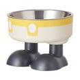 thumbnail image 1 of Eoozwa Elevated Cat Food Water Bowls,Raised Cat Dog Bowls with Stand,Stainless Steel Cute Cat Dishes for Cats Dogs Kitten Puppies Small Pets Feeding Non-Slip Base, 1 of 6