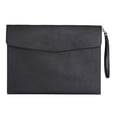 thumbnail image 1 of Eoozwa Expanding File Folder Organizer PU Leather Document Holder File Pocket Envelope Portfolio Bag with Hand Strap and Magnetic Closure for A4 Letter Size Paper, 1 of 6