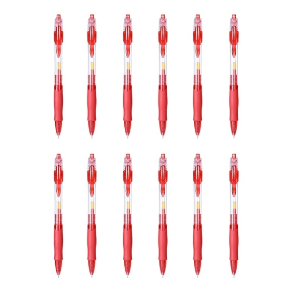Eoozwa Fine Point Gel Pens 12 Pack 0.5mm Black Ink Smooth Writing for Journaling Office Notes Non Slip Grip No Smear Bleed Professional Set