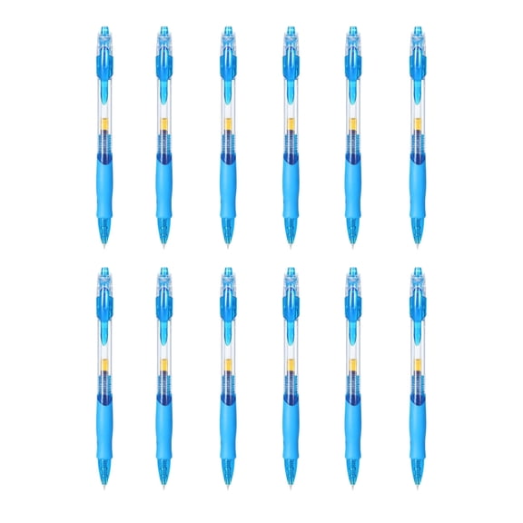Eoozwa Fine Point Gel Pens 12 Pack 0.5mm Black Ink Smooth Writing for Journaling Office Notes Non Slip Grip No Smear Bleed Professional Set