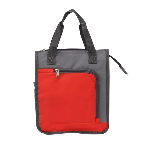 Eoozwa Foldable Large Capacity Insulated Picnic Cooler Bag Thermal Food Delivery Tote for Ice Cubes Vegetables, Reusable Outdoor Picnic Carrier with Multi Compartments Lightweight