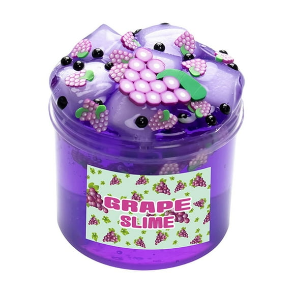 Eoozwa Fruit Crystal Slime 70ml Colored Clay Toy for DIY Crafting Sensory Play Stress Relief Creative Handmade Activity