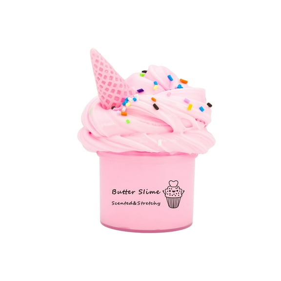 Eoozwa Furry Cloud Slime 70ml Non Settling Formula with DIY Accessories for Sensory Play Stress Relief Creative Crafts Stretchy Toy