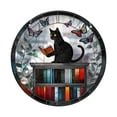 thumbnail image 1 of Eoozwa Halloween Crows Stained Acrylic Window Hanging - Crow Raven Wall Decor for Bird Lovers, Halloween Fall Christmas Decor for Home, Cafe, 1 of 6