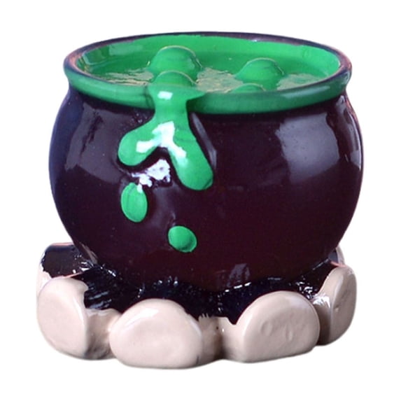 Eoozwa Halloween Mini Resin Figures Tiny Resin Animals Little Small Figures to Hide Pumpkin Ghost Skull Miniatures Bulk for Halloween Party Favors Bag Fillers Garden Dollhouse Decor