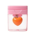 thumbnail image 1 of Eoozwa Heart Pencil Sharpeners Bulk Colored Pencil Sharpener Handheld Small Cute Pencil Sharpener Manual Blue Green Purple Pink Pencil Sharpeners with Cover for Office Supplies, 1 of 4