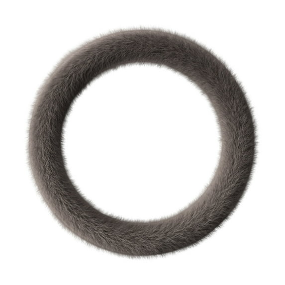 Eoozwa Heated Steering Wheel Cover - Universal 14.1 Inch Round Auto Warmer, Winter Car Accessories for SUV/Truck/Sedan