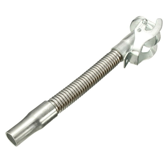 Eoozwa Heavy-Duty Steel Oil Funnel Spout – Leakproof Transfer Tool for Gasoline, Diesel & Lubricants – 11.6" Long