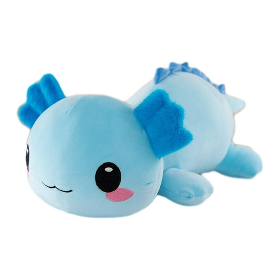 Eoozwa Hexagon Salamander Plush Doll Sleeping Cute Cartoon Soft Stuffed Animal Home Decor Couch Companion Gift for All Ages