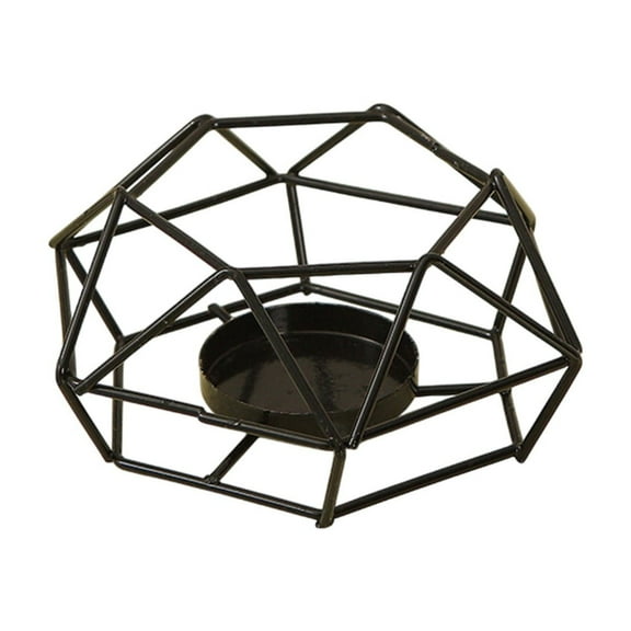 Eoozwa Hexagonal Candle Holder Gold - Candle Holders for Pillar Candles Tea Light Candle Holders Set Metal Candle Stand Table Centerpiece for Wedding Party Cafe Bar Home Decor