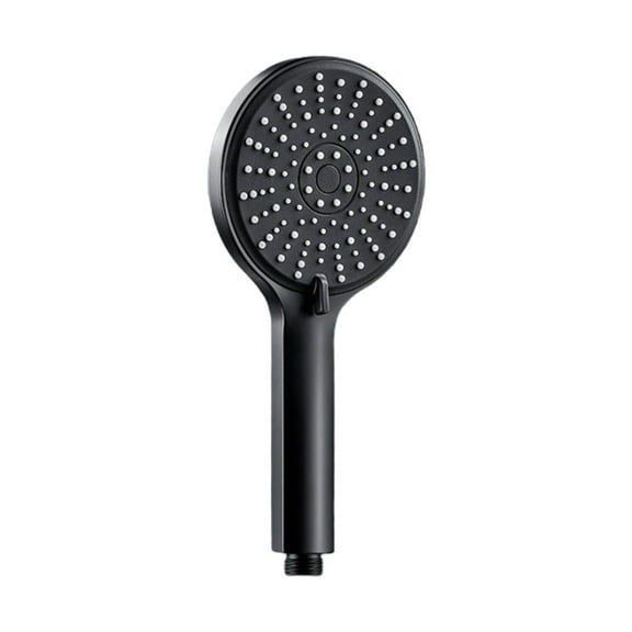 Eoozwa High Pressure Handheld Showerhead 9 Inch 5 Spray Modes Hard Water Compatible No Clog Nozzles Easy Install Universal Fit Bathroom RV Pet Wash Spa Filtered Look