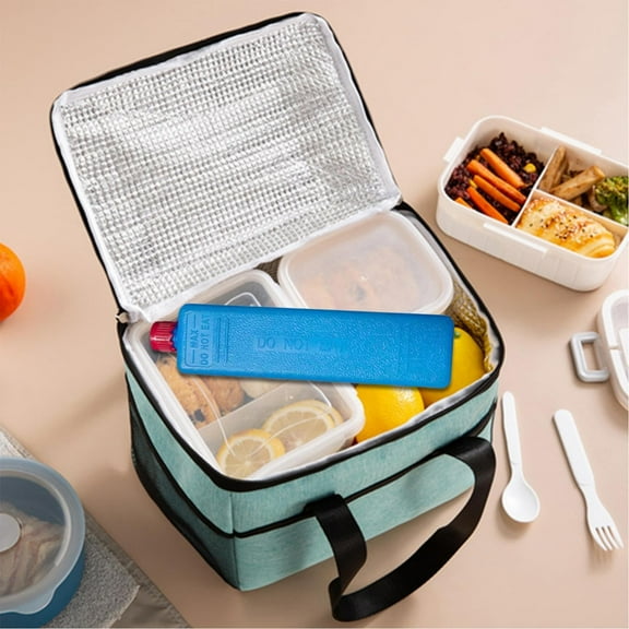 Eoozwa Ice Blocks For Cool Bags Ice Blocks For Cooler Long Lasting Reusable Freezer Blocks Shock Cooler Small Ices Packs Ices Crystal Boxes For Portable Air Conditi,6.3x1.57 In