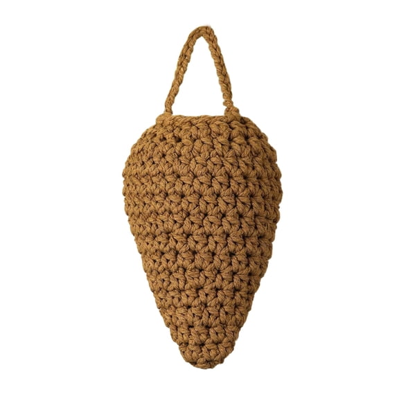 Eoozwa Imitation Honeycomb Wasp Deterrent Hanging Net, Cotton-Filled Fake Hornet Nest Repellent, Outdoor Bee & Wasp Control for Garden, Patio, Yard Farm Decoration