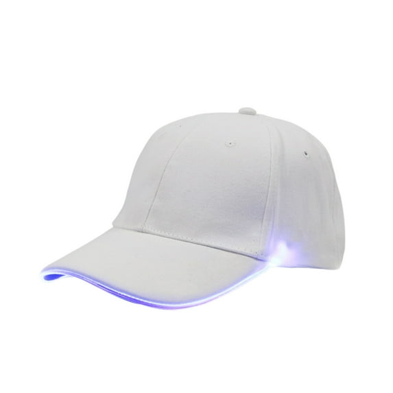 Eoozwa LED Hat Light Up Baseball Cap Flash Glow Party Hat Rave Accessories for Festival Club Stage Hip-hop Performance for Men Women