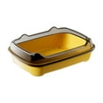 thumbnail image 1 of Eoozwa Large Cat Litter Box with High Sides,Cat Boxes for Indoor Cats,Cat Litter Pan for Kitty,Litter Box with Low Entry,Easy to Clean,Anti-Splashing, 14.17x11.02x5.31in, 1 of 6
