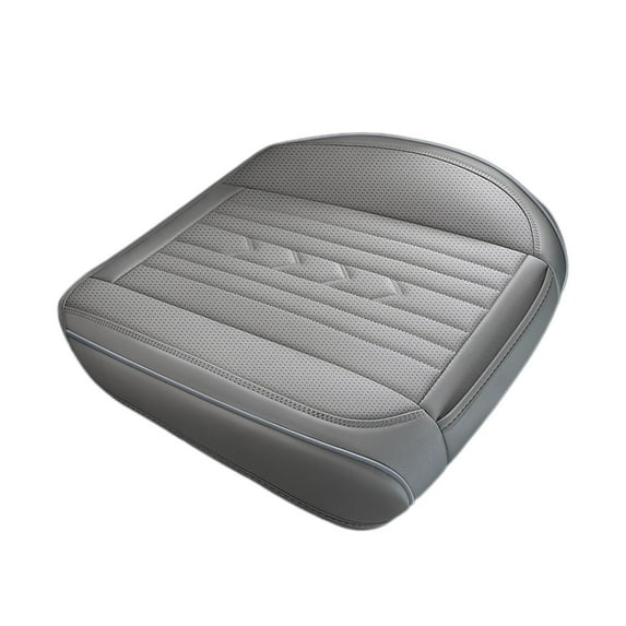 Eoozwa Leather Car Seat Cushion All Season Seat Cushion Fully Enclosed Leather Seat Cushion Seat Cover Breathable Seat for Car Truck SUV