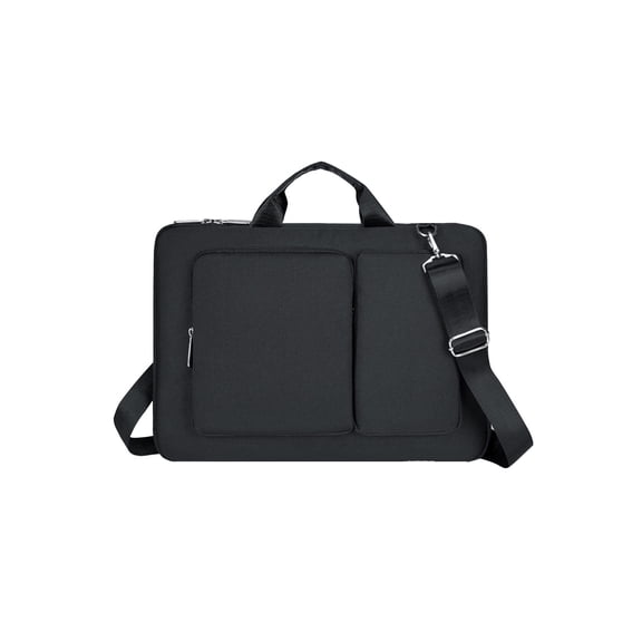 Eoozwa Lightweight 13 Inch Laptop Shoulder Bag Multi Function Computer Tote with Large Capacity, Briefcase for Notepad Accessories, Handbag Backpack Design, Portable Travel Case