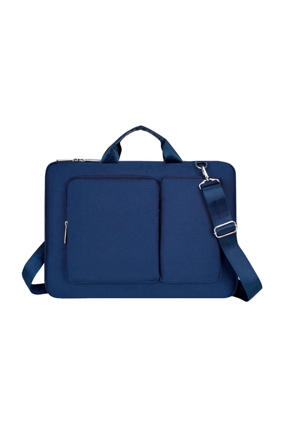 Lightweight 13 Inch Laptop Shoulder Bag Multi Function Computer Tote with Large Capacity, Briefcase for Notepad Accessories, Handbag Backpack Design, Portable Travel Case