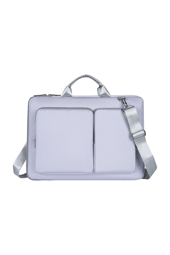 Lightweight 13 Inch Laptop Shoulder Bag Multi Function Computer Tote with Large Capacity, Briefcase for Notepad Accessories, Handbag Backpack Design, Portable Travel Case