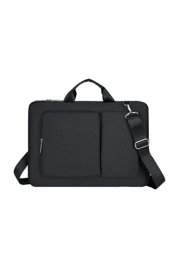Lightweight 13 Inch Laptop Shoulder Bag Multi Function Computer Tote with Large Capacity, Briefcase for Notepad Accessories, Handbag Backpack Design, Portable Travel Case