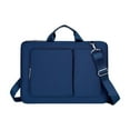 thumbnail image 1 of Eoozwa Lightweight 14 Inch Laptop Shoulder Bag Multi Function Computer Tote with Large Capacity, Briefcase for Notepad Accessories, Handbag Backpack Design, Portable Travel Case, 1 of 6