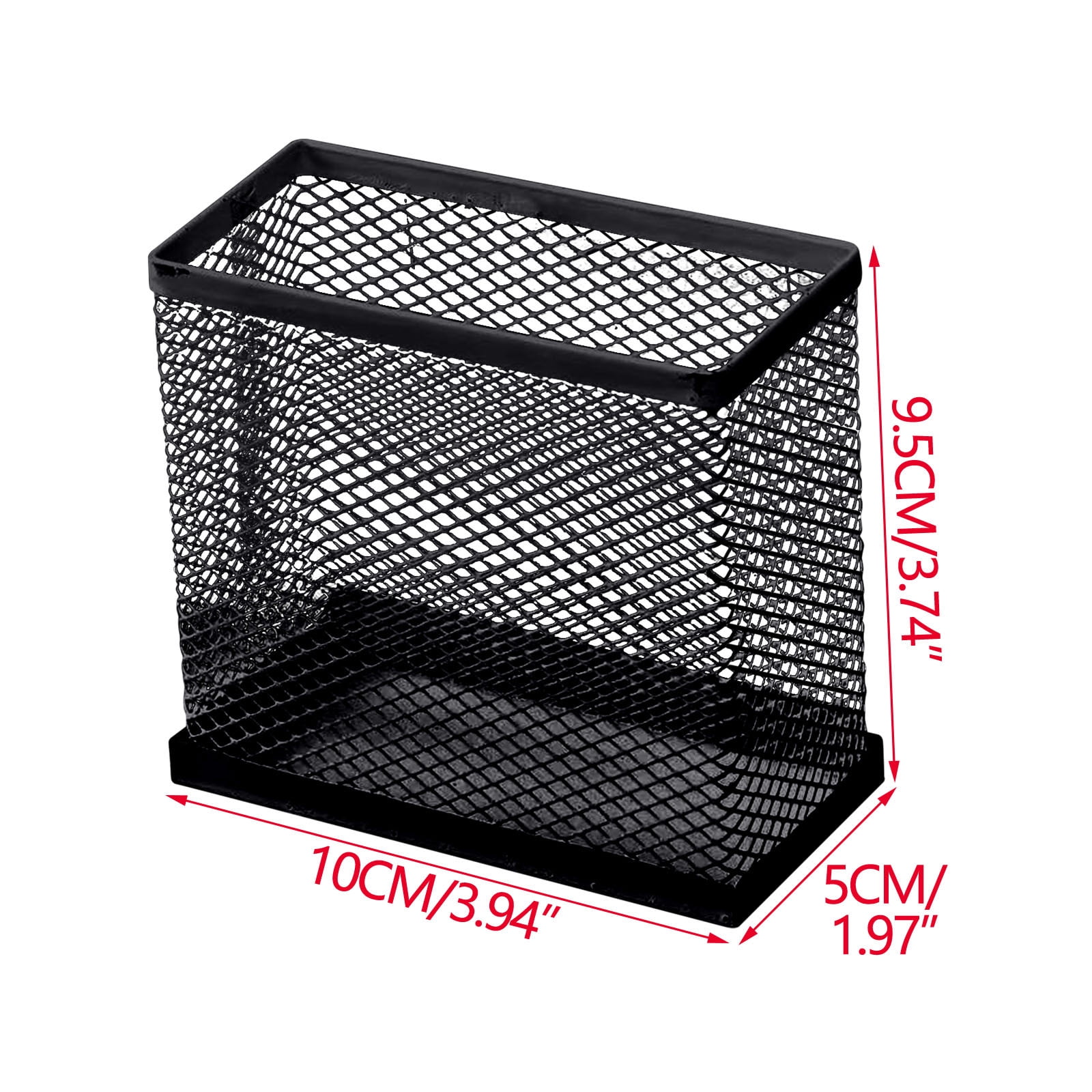 Eoozwa Metal Mesh Square Pencil Holder Pen Pot Desk Tidy Organizer ...