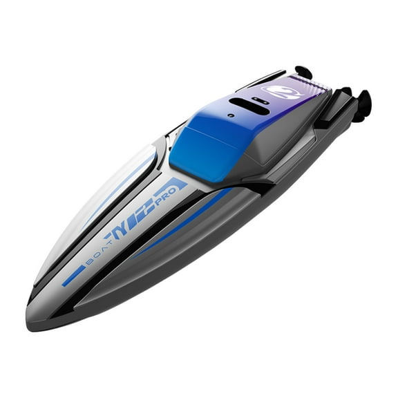 Eoozwa Mini Remote Control Stunt Boat 360 Flip Double Motor for Pool Lake Rechargeable Fast RC Toy Gift