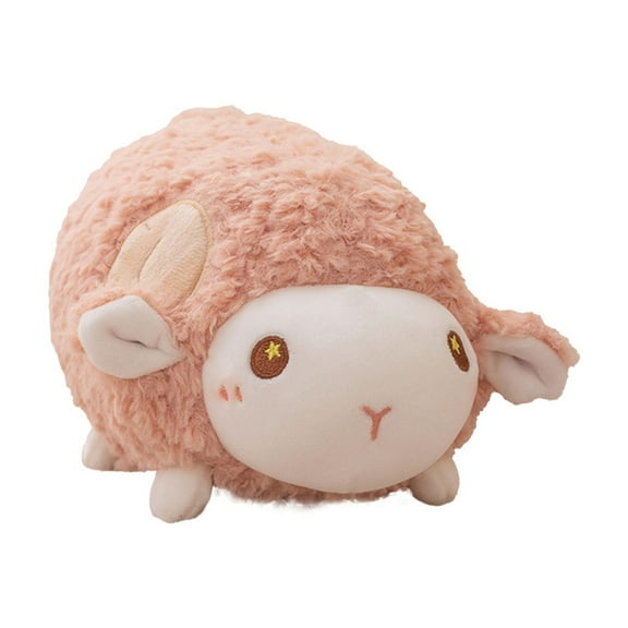 Eoozwa Mini Sheep Plush Doll Cute Soft Soothing Sleep Pillow Parent Child Interactive Toy Cloth Stuffed Animal Home Decor Gift for All Ages