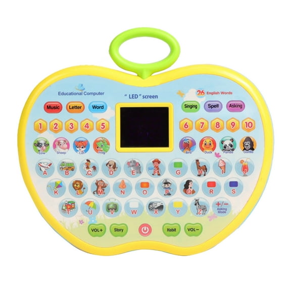 Eoozwa Multi Functional English Alphabet Smart Toy, Large Capacity Reading Story Machine, Battery Operated