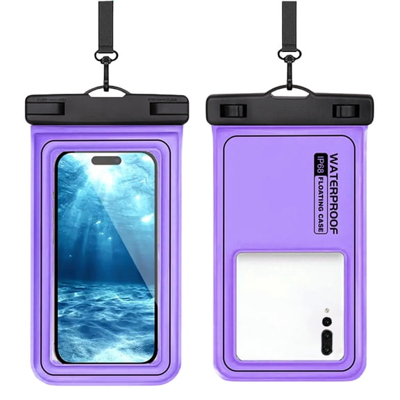 Eoozwa Multicolor Universal Waterproof Phone Pouch, Phone Waterproof Case Dry Bag,Outdoor Sports for Apple iPhone,Samsung,and More,For Outdoor Activities Hiking Traveling Swimming