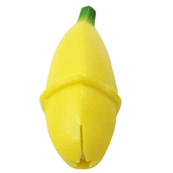 Eoozwa Novelty Banana Stress Reliever Toy 4 Inch Keychain for Desk Keyring Funny Kawaii Gift Squishy Fidget Sensory